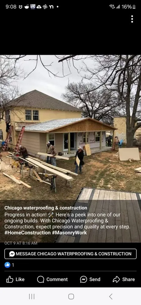 Slide of Chicago Waterproofing & Construction