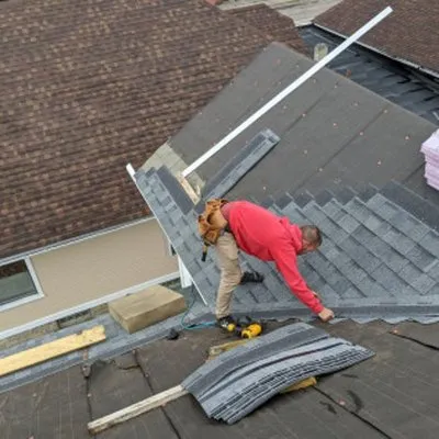 Chimney Rock Roofing & Construction Logo