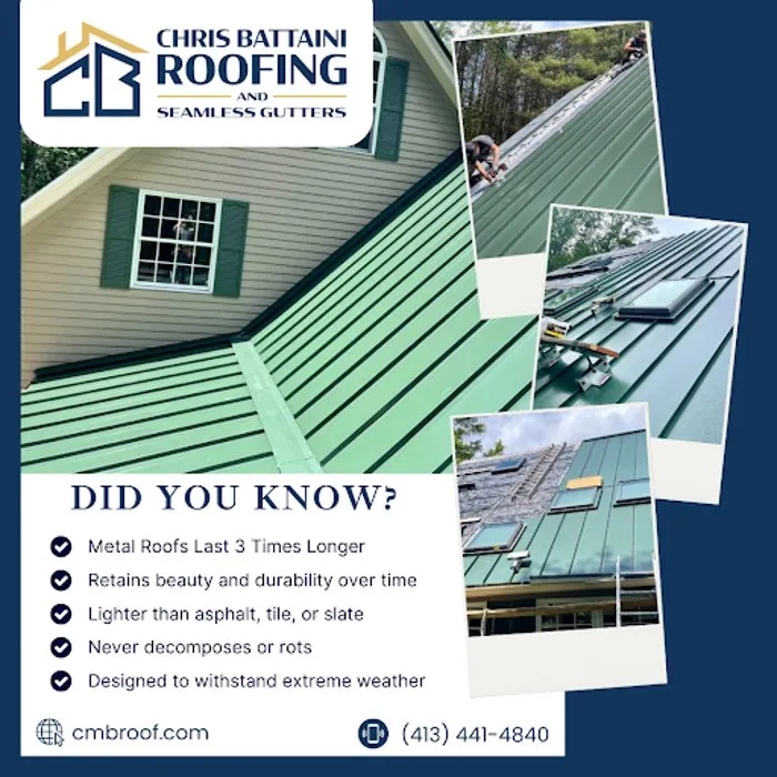 Slide of Chris Battaini Roofing & Seamless Gutters