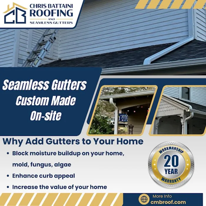 Slide of Chris Battaini Roofing & Seamless Gutters