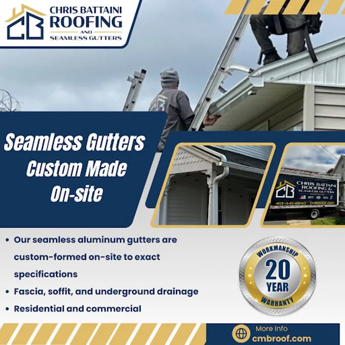 Slide of Chris Battaini Roofing & Seamless Gutters