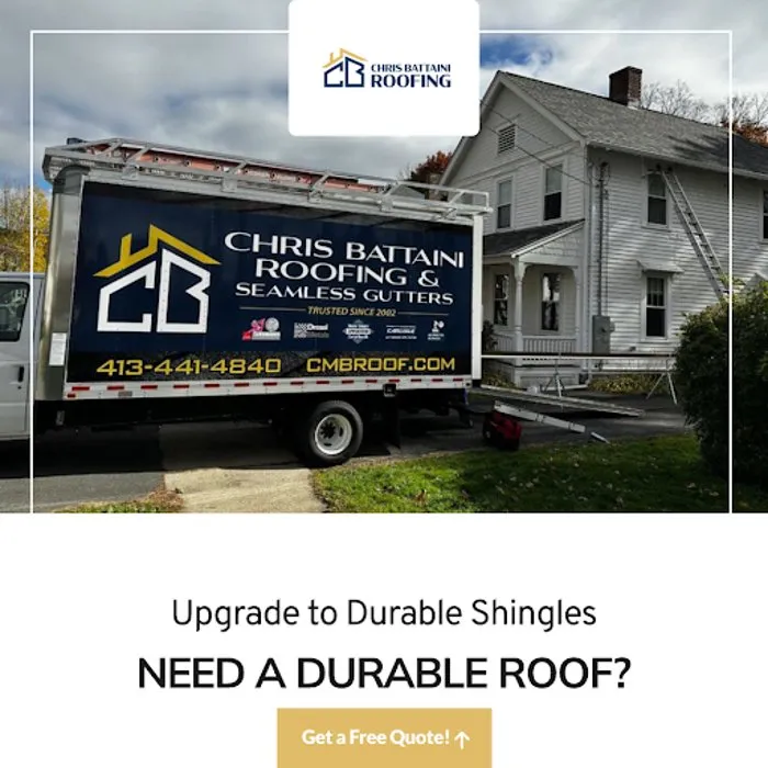 Slide of Chris Battaini Roofing & Seamless Gutters