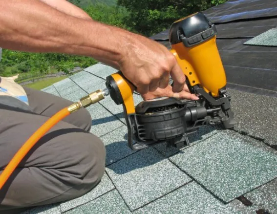 Slide of Chris The Roofer NYC