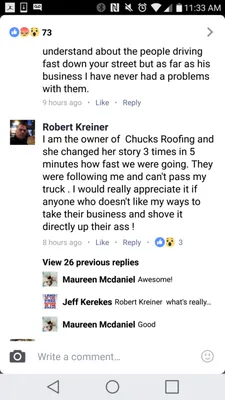 Chucks Roofing Company