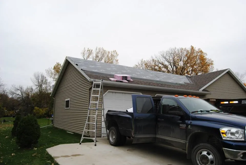 Slide of Chuck's Roofing