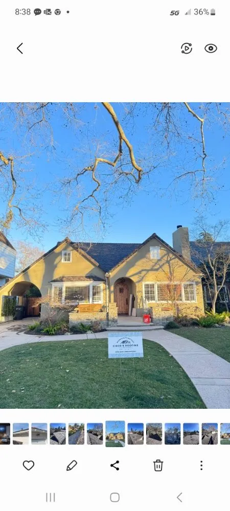 Slide of Cisco's Roofing