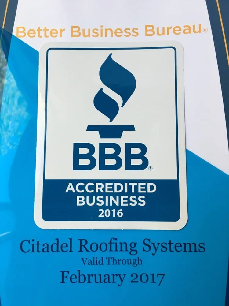 Slide of Citadel Roofing Systems