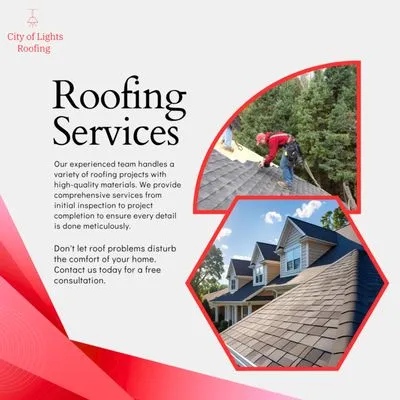 City of Lights Roofing Logo