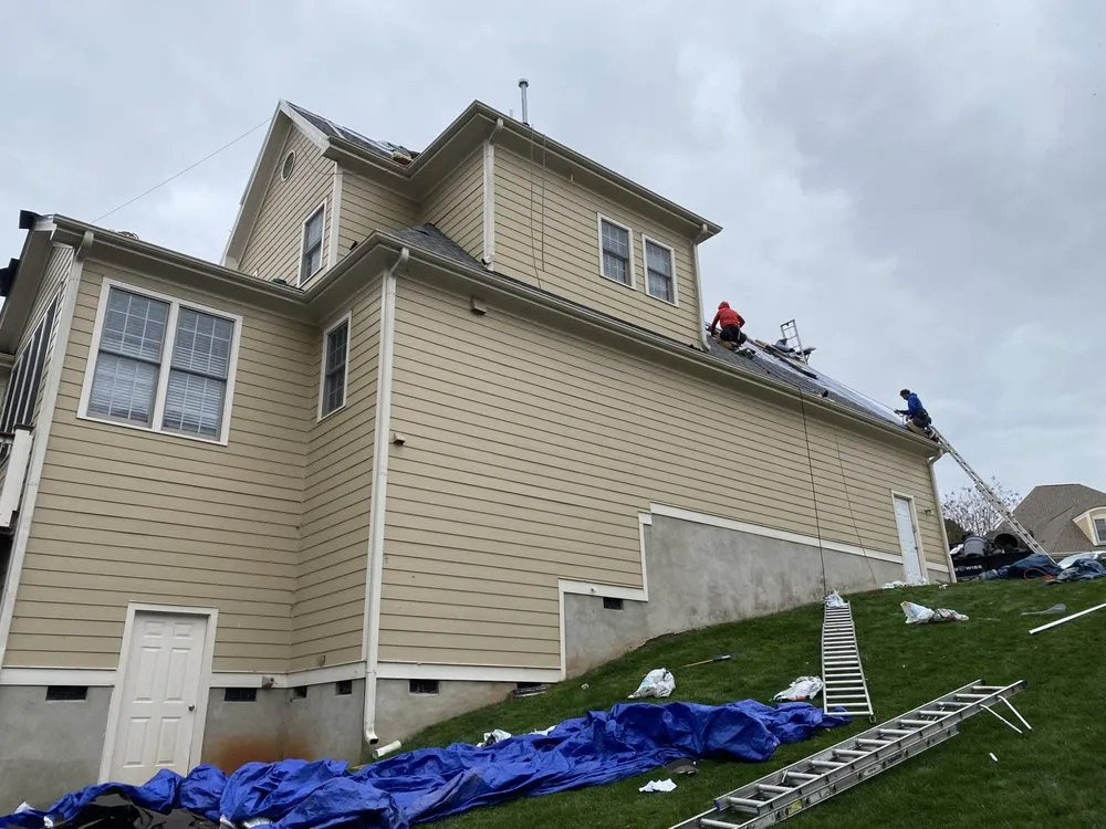 Slide of C.J. Deans Roofing