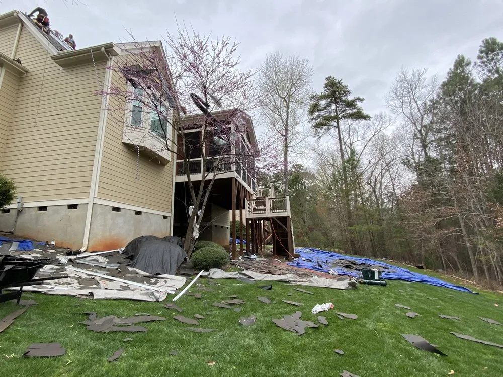 Slide of C.J. Deans Roofing