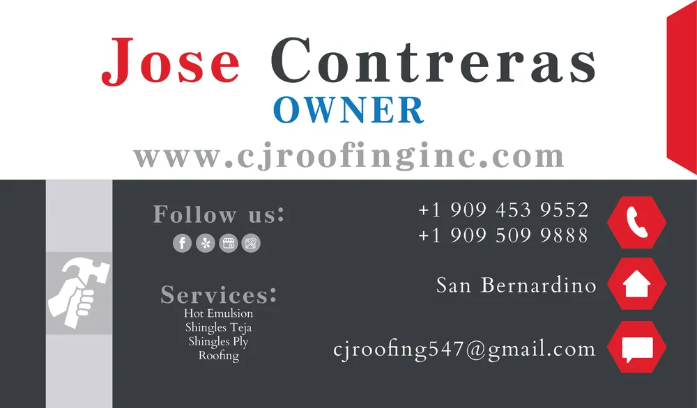 Slide of CJ Roofing