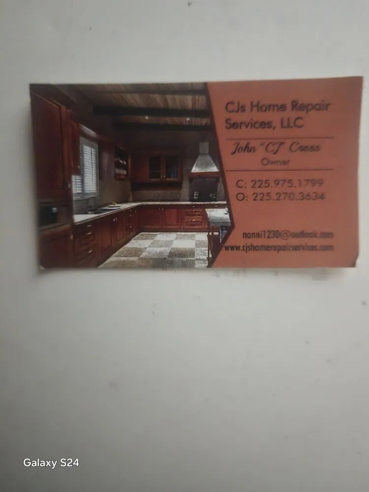 Slide of CJ's Home Repair Services