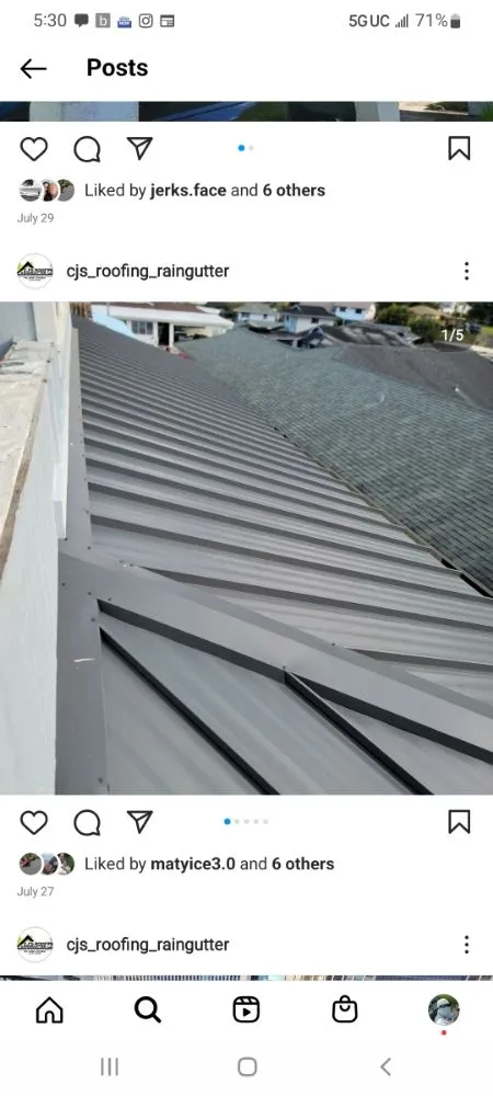 Slide of CJS Roofing & Raingutter