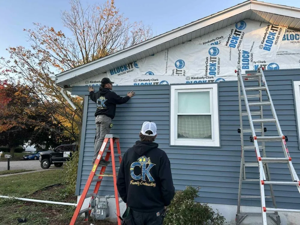 Slide of CK Family Contracting