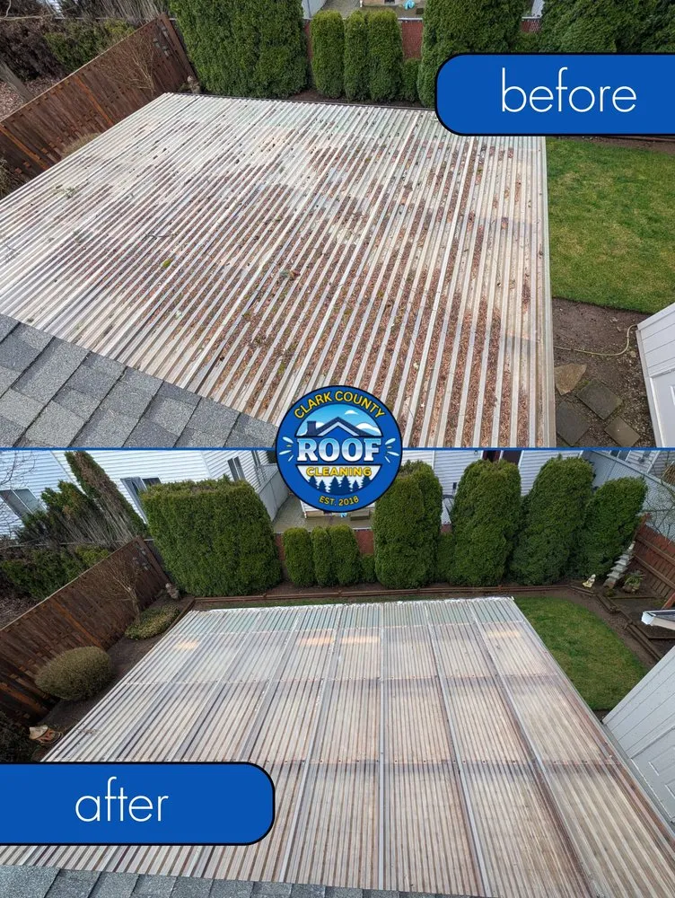 Slide of Clark County Roof Cleaning