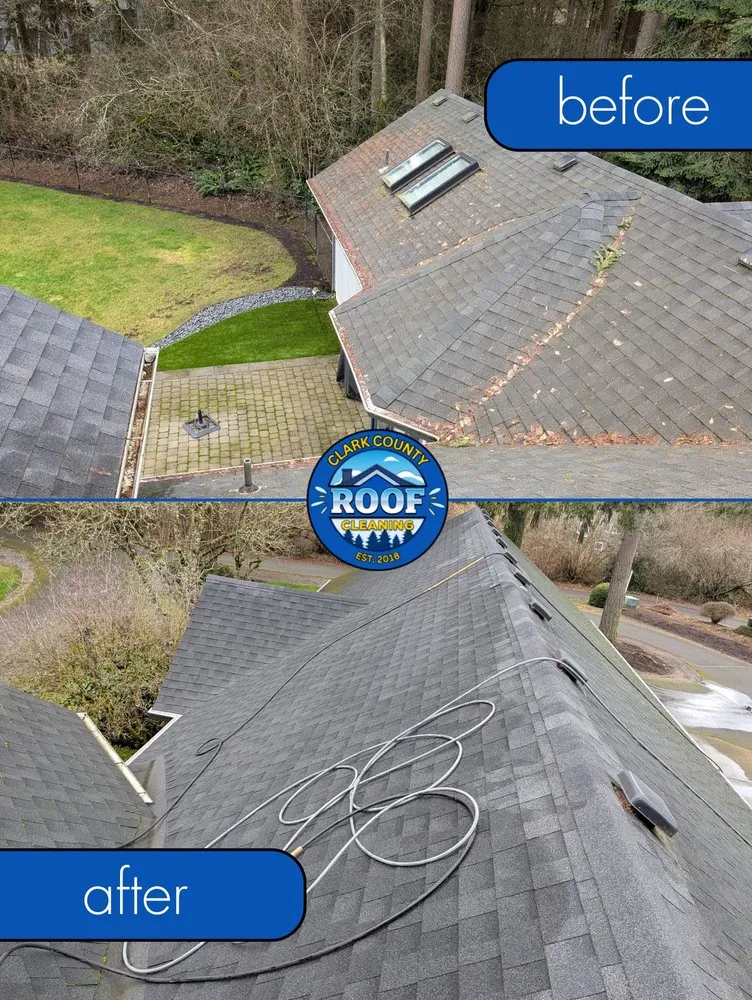 Slide of Clark County Roof Cleaning