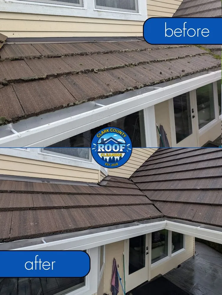 Slide of Clark County Roof Cleaning