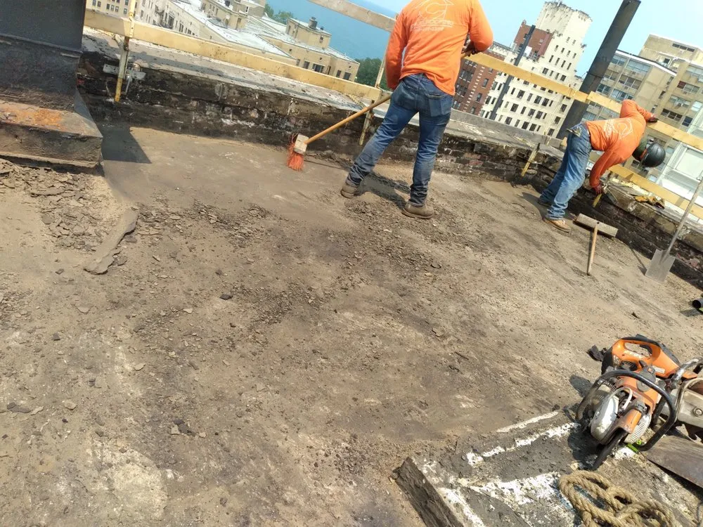 Slide of Clark Roofing