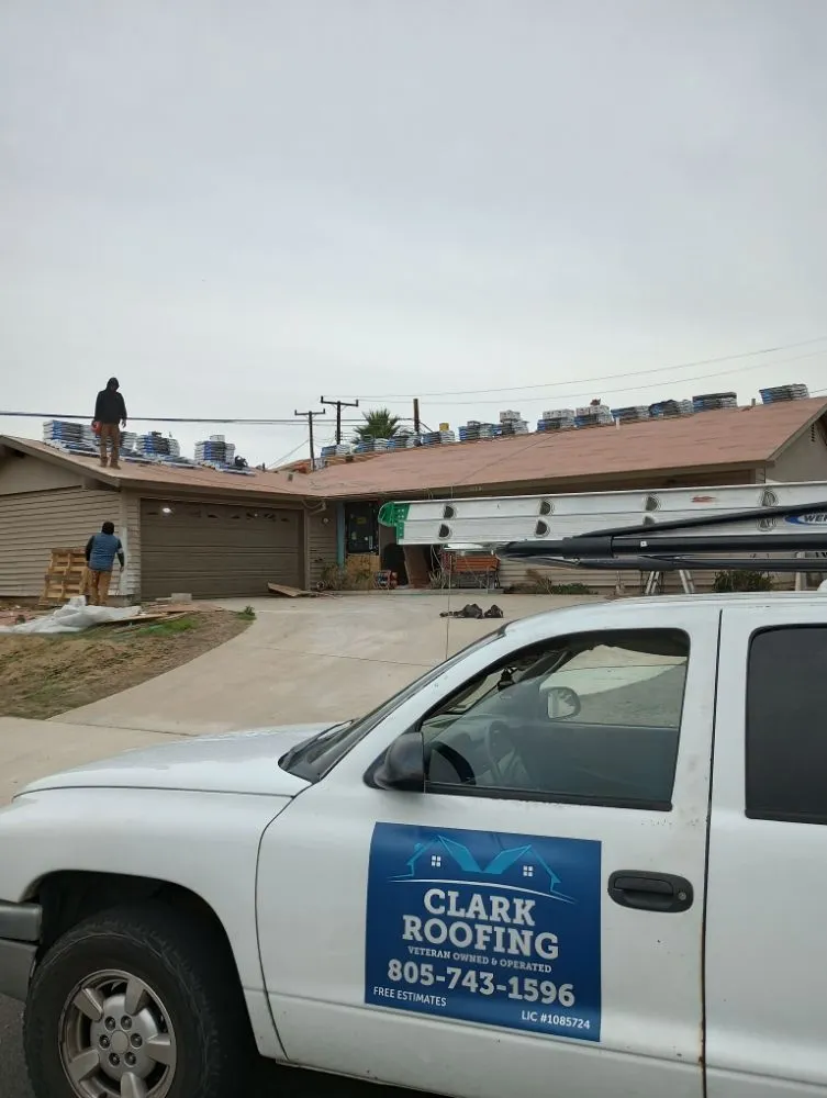 Slide of Clark Roofing