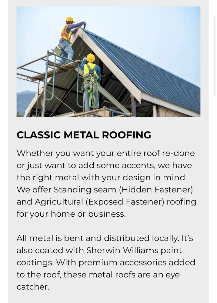 Slide of Classic Roofing