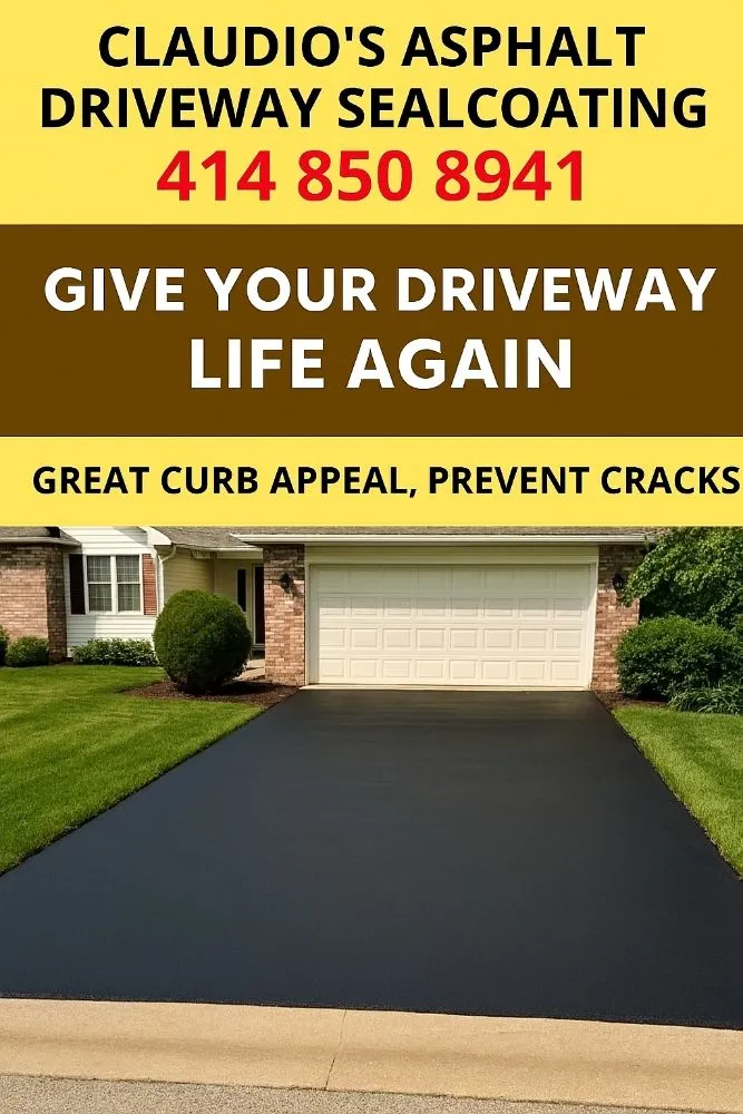 Slide of Claudio's Asphalt Sealcoating