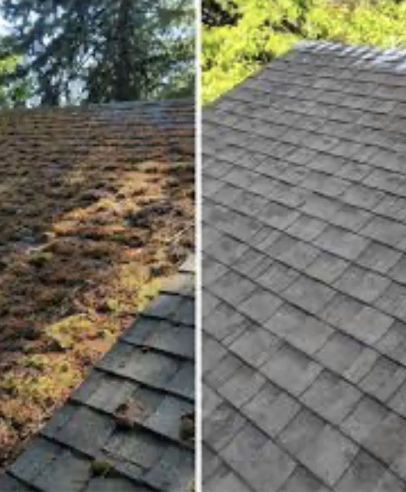 Slide of Claytons Gutter Cleaning