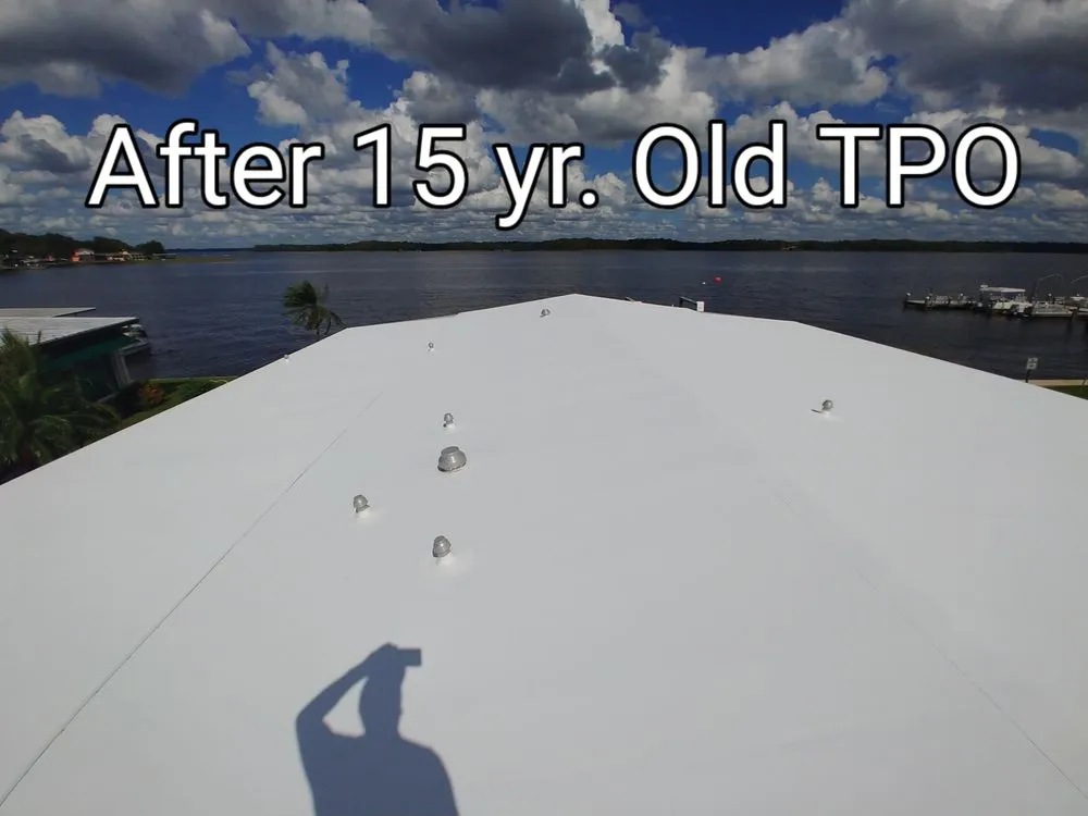 Professional flat roof repair after storm damage in St Petersburg, FL by Clean 2 Preserve