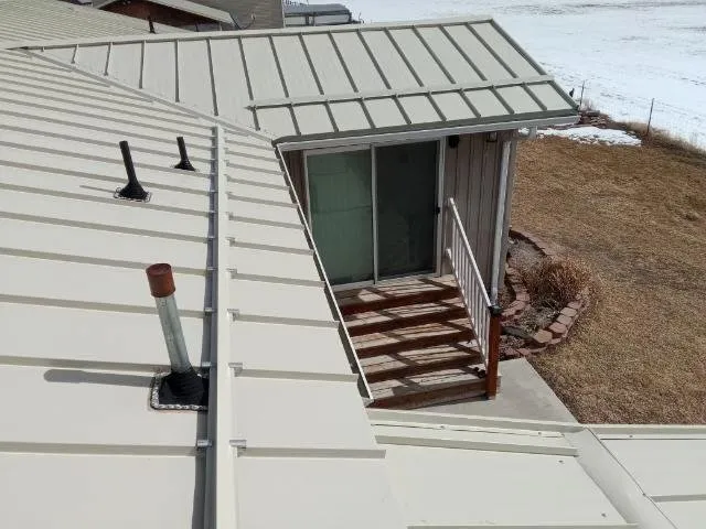 Professional metal roofing installation after storm damage in Mt Pleasant, UT by Clean Cut Roofing & Siding