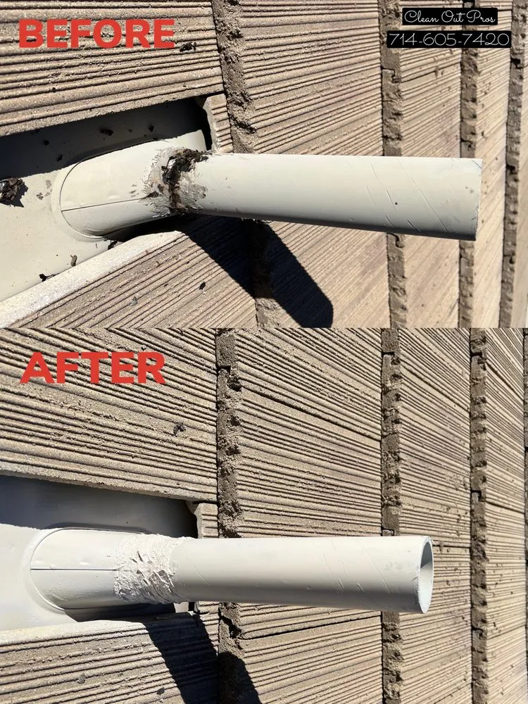 Slide of Clean Out Pros