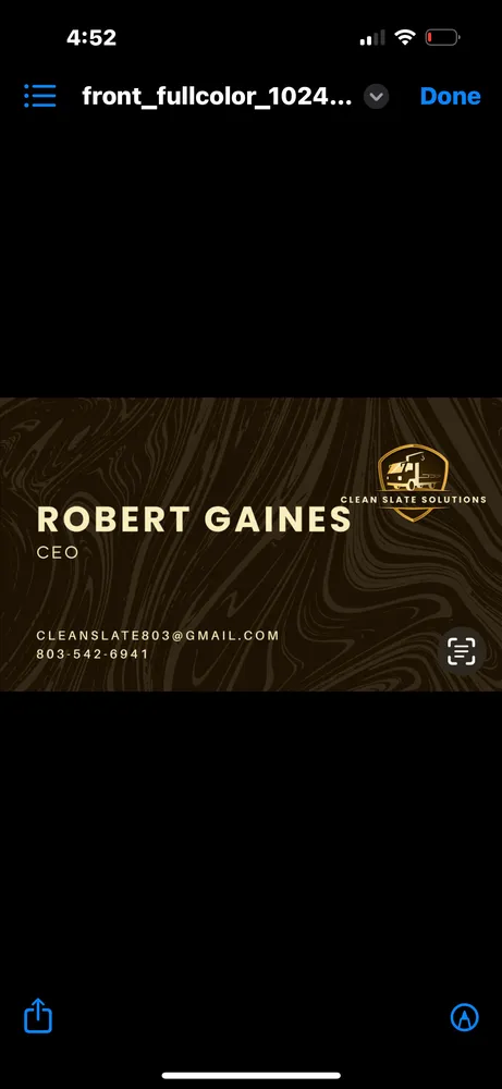 Slide of Clean Slate Solutions