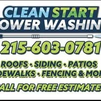 Slide of Clean Start Power Washing