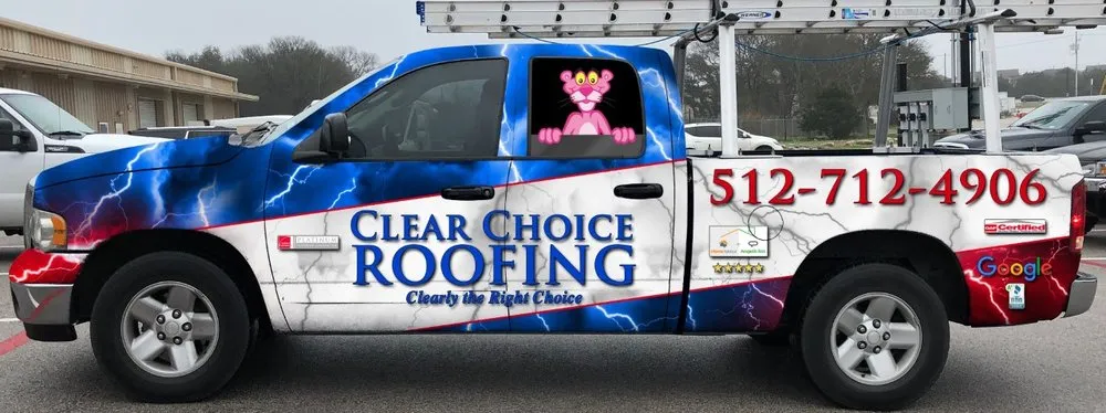 Slide of Clear Choice Roofing 