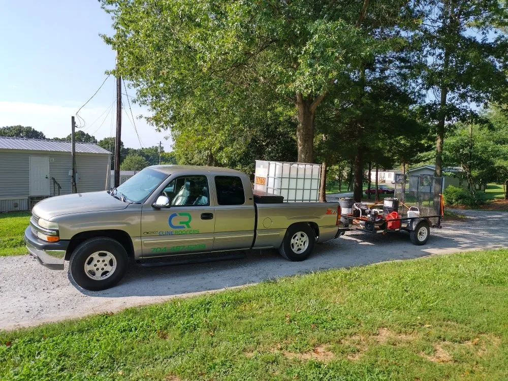 Slide of Cline Roofing
