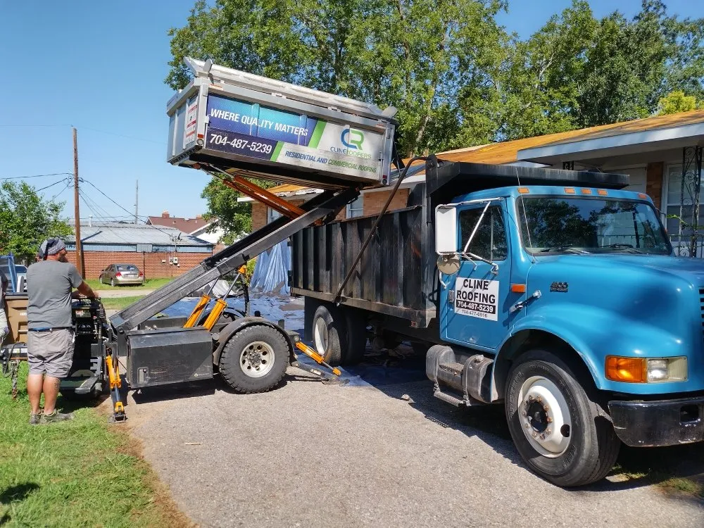 Slide of Cline Roofing