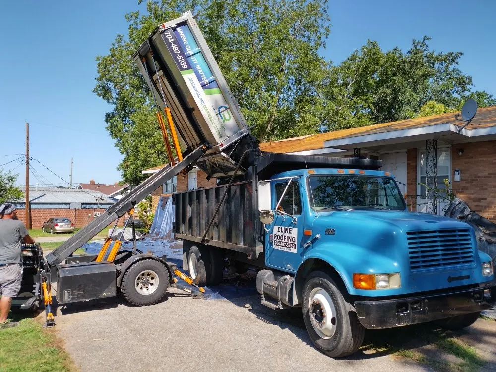 Slide of Cline Roofing