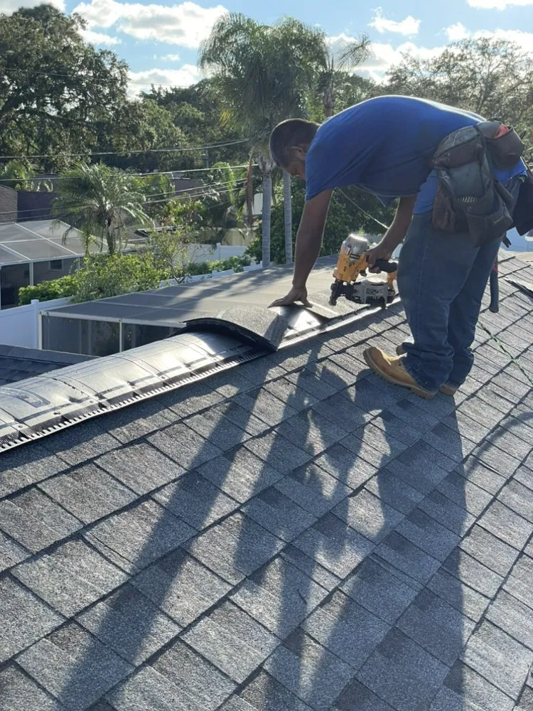 Local roof leak repair in Tampa Bay, FL by Clover Roofing