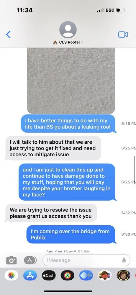 Slide of CLS Roofing