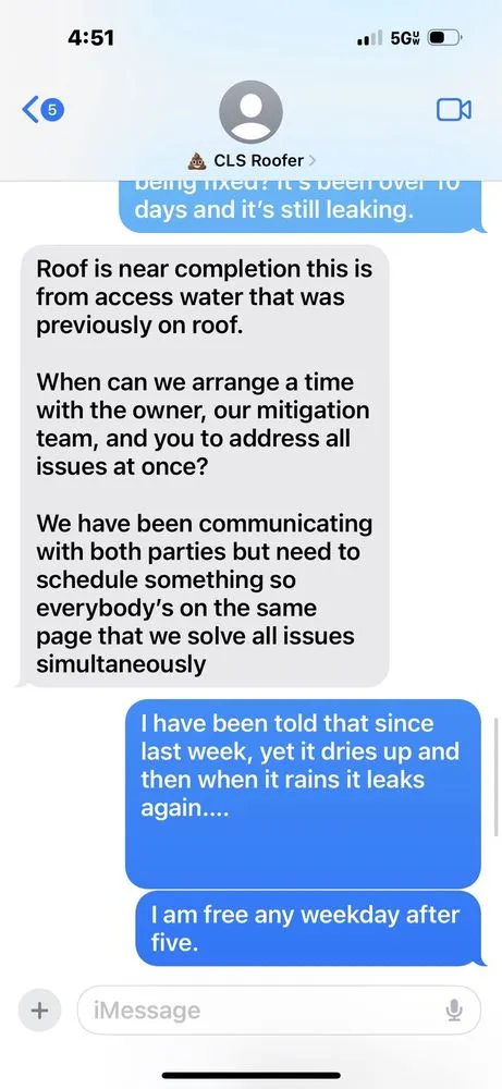 Slide of CLS Roofing