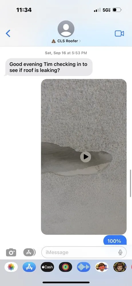 Slide of CLS Roofing