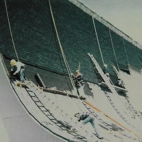 Slide of Clyde's Roofing