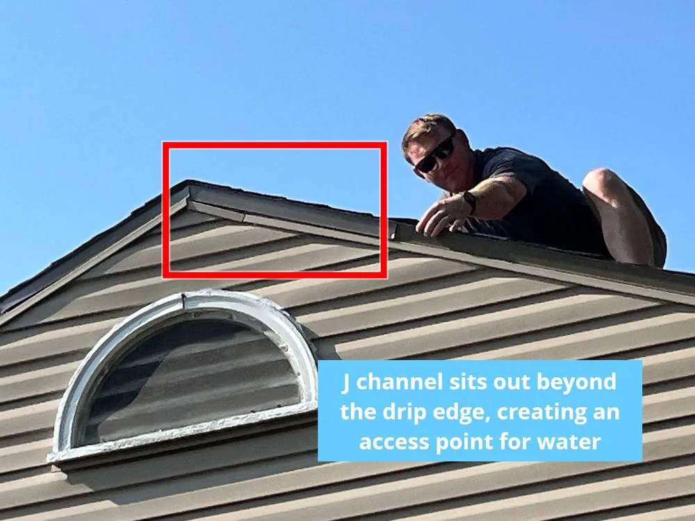 Slide of Clyde's Roofing