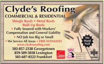 Slide of Clyde's Roofing