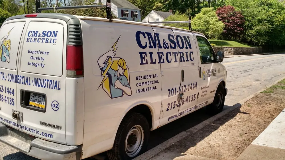 Slide of CM & Son Construction and Electric