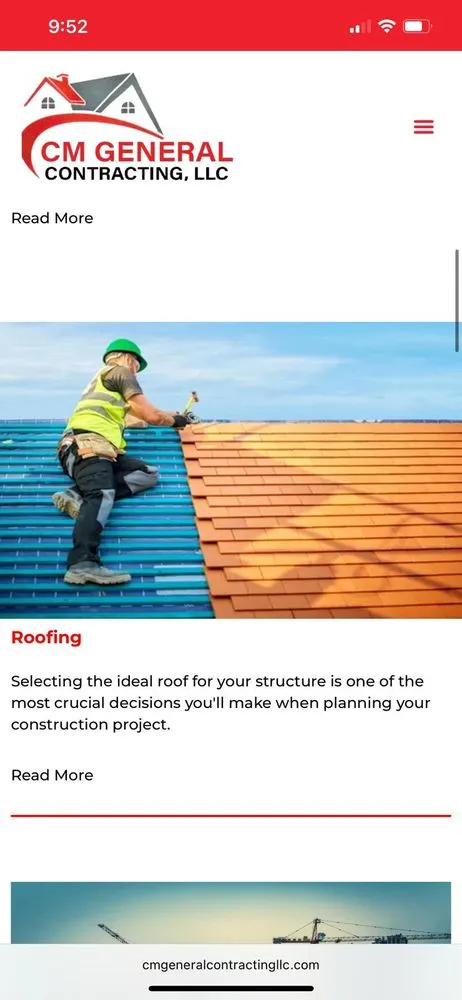 Slide of CM General Contracting