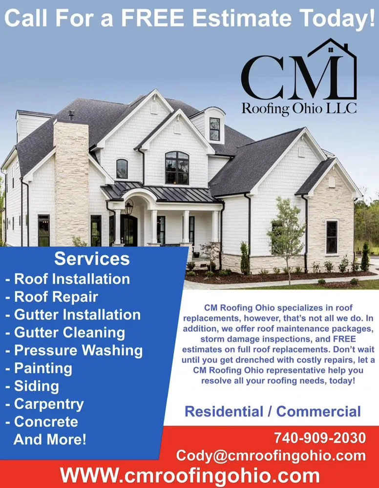 Slide of CM Roofing Ohio