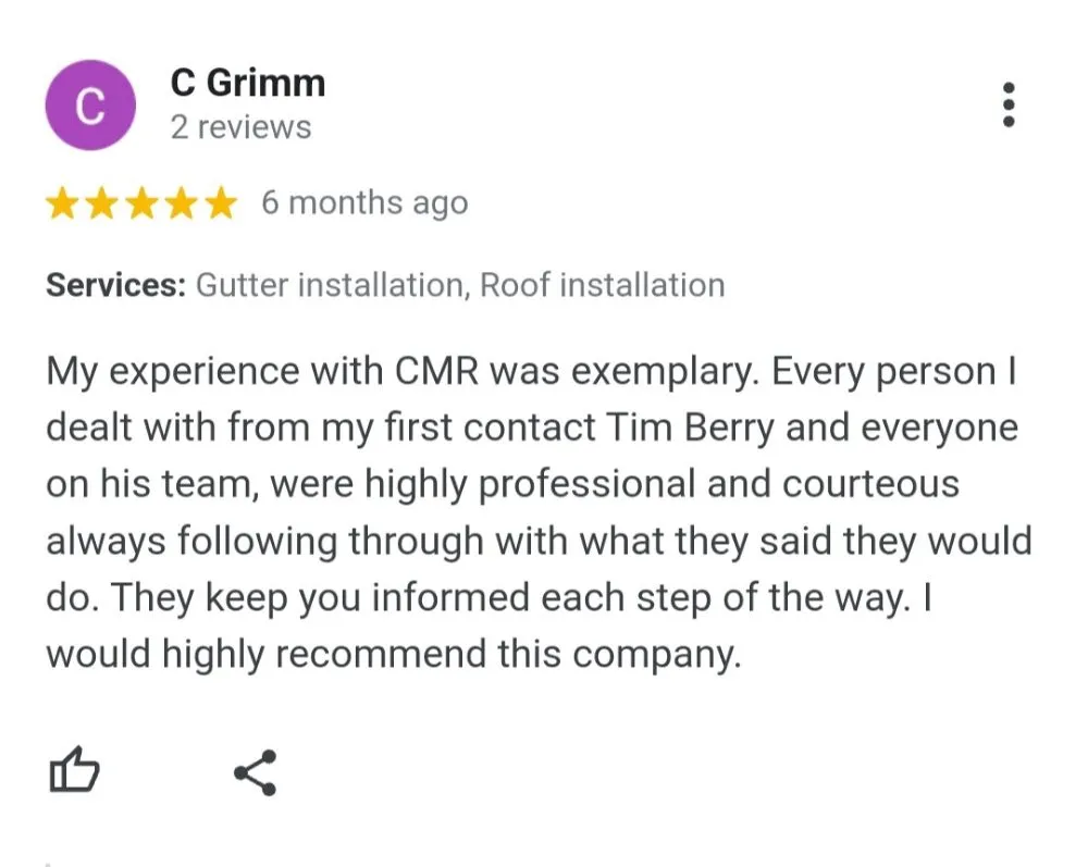 Slide of CMR Construction & Roofing