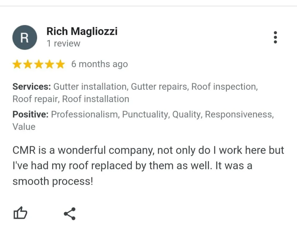 Slide of CMR Construction & Roofing