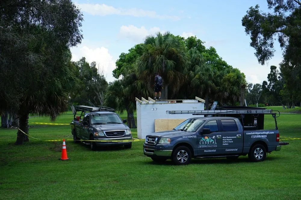 Emergency shingle roofing service in Tampa Bay, FL by Coastal Ridge Roofing & Construction