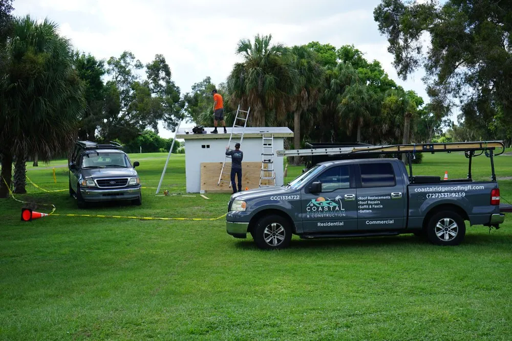 Professional residential roofing service experts serving Tampa Bay, FL - Coastal Ridge Roofing & Construction