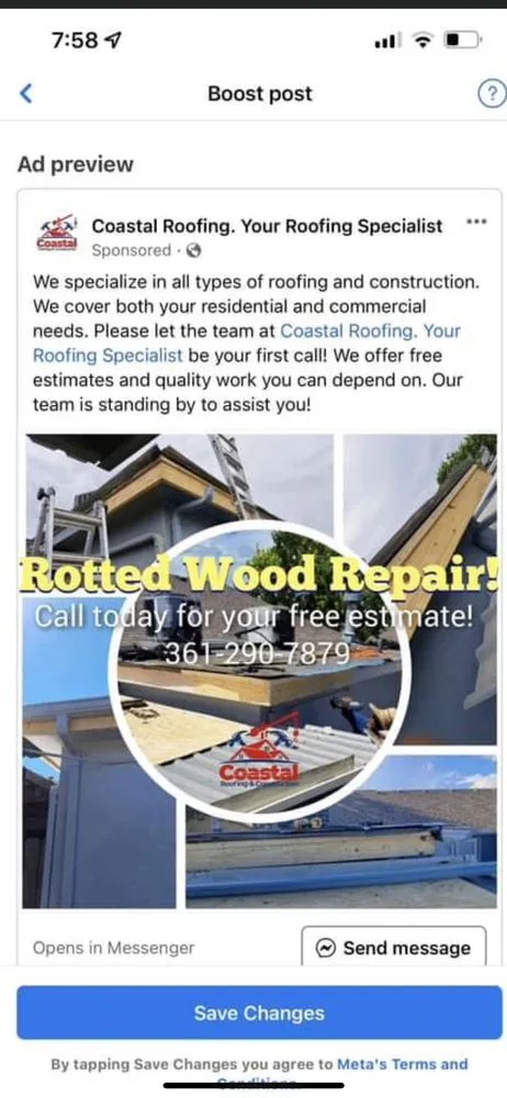 Slide of Coastal Roofing and Construction